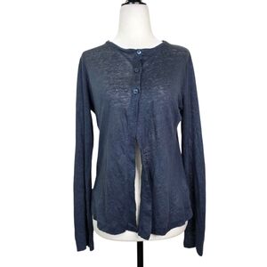 Majestic Linen button down long sleeves cardigan